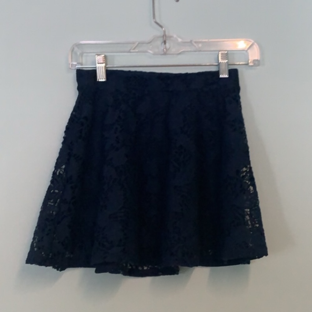 Navy blue skater skirt